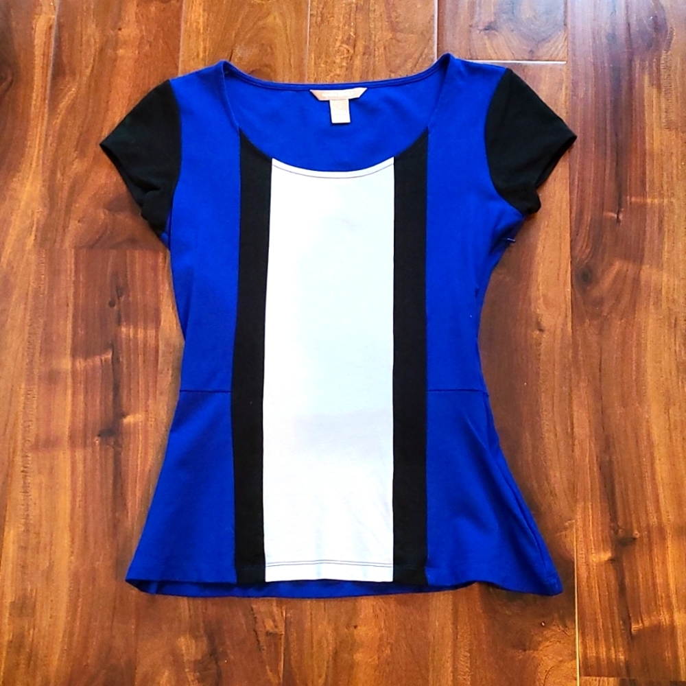 🔥Clearance 🔥 Banana Republic color block peplum top